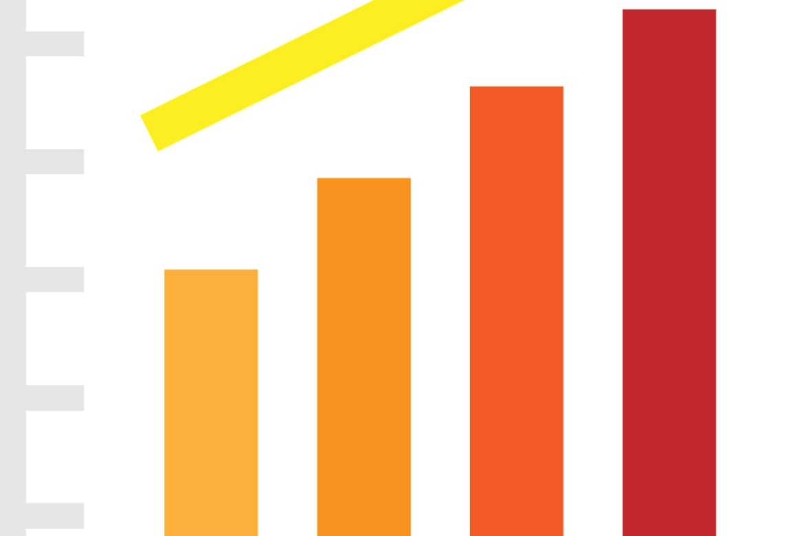 Free graph bar chart vector