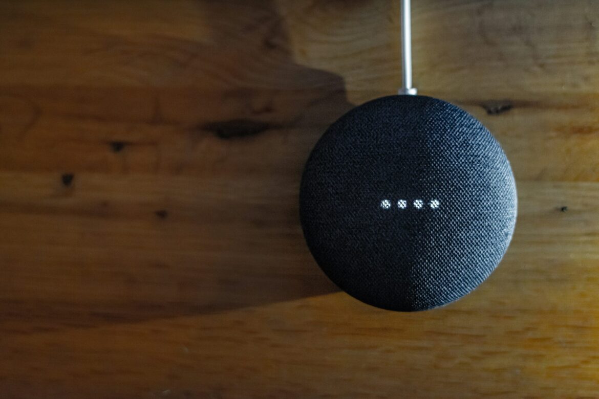 blue ball on a wooden surface